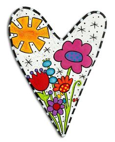 Valentine Heart Shaped Floral Door Decoration Peri Woltjer Screenings Heartland Flags Heart Door Hanger, Ceramic Hearts, Aluminum Door, Heart Doodle, Shrink Plastic, Floral Heart, Floral Wall Decor, Tole Painting, Heart Wall