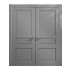 an image of two doors with handles on each side