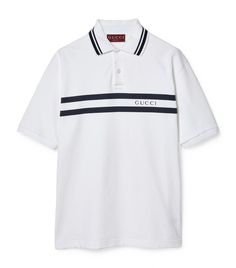 Gucci’s Pre-Fall 2024 collection focuses on reinterpreting iconic House codes – look no further than this polo shirt for proof. With a monochrome logo print across the chest crafted from soft stretch-cotton piqué, this is a great layering piece that will work best with straight-fit chinos. Monochrome Logo, Brown Ombre Hair, Summer Fragrance, Summer Skincare, Brown Ombre, Striped Polo Shirt, Summer Beauty, Formal Shirts, Tailored Trousers