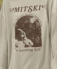 Band Tshirt Aesthetic, A Burning Hill, Personalized T Shirt, Shirt Quilt, White Button Down, Band Shirts, Zipper Hoodie, Outfit Idea