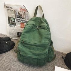 Women Backpack Travel, Green Backpacks, Travel Rucksack, Backpack Laptop, Colorful Backpacks, Vintage Backpacks, Student Backpacks, Classic Backpack, Canvas Backpack