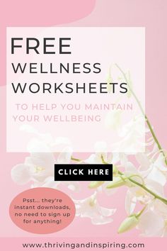 Self Help Worksheets Printables Free, Accountability Worksheets Free Printable, Free Worksheets For Mental Health, Quick Wellness Activity, Printable Worksheets For Mental Health, Free Mental Health Printables, Wellness Planner Free Printables, Worksheets For Mental Health, Wellness Worksheets