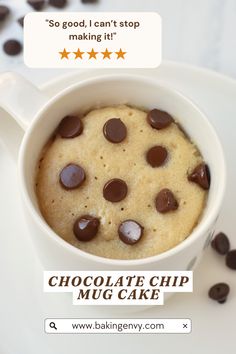 Discover the delight of a microwave chocolate chip mug cake that’s warm, melty, and oh-so-simple to make.