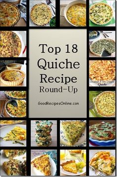 Check out this amazing collection of 18 Quiche Recipes. I Love Quiche for so many reasons. They are low Carb (except the crust). Quiche is good anytime of day, breakfast, lunch or dinner. SAUSAGE AND RED PEPPER QUICHE RECIPE SIMPLE SPINACH QUICHE Zucchini Quiche Recipe Cowboy ... Chinese Fried Rice Recipe, Recipes Quiche, Chinese Fried Rice, Zucchini Quiche, Breakfast Quiche Recipes, Quiche Recipes Easy, Good Recipes, Quiche Recipe, Fried Rice Recipe