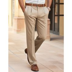 Season:Spring  Summer; Fabric:Polyester; Gender:Men's; Style:Fashion,Classic; Occasion:Business,Casual,Daily; Fit Type:Regular Fit; Function:Comfort; Waistline:Mid Waist; Pattern:Plain; Design:Front Pocket,Straight Leg; Pants Type:Summer Pants,Casual Pants,Trousers,Chinos; Fly Type:Button; Front page:FF; Listing Date:08/02/2023; Hips:; Length:; Waist:; Fit US Size:null; Fit UK Size:null; Fit EU Size:null Calvin Klein Men's Business Casual Bottoms, Trousers Men Formal, Cross Pants, Straight Suit, Mens Trousers Casual, Casual Pants Style, Mens Dress Pants, Long Trousers, Cotton Chinos