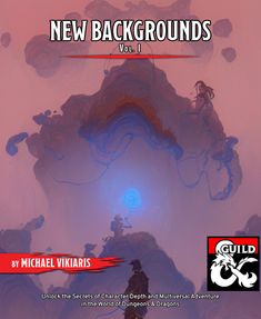 the cover for new backgrounds, vol 1 by michael vianaris with an abstract background