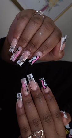 Fur Nails, Classic Nail, Acrylic Nail Set, Her Nails