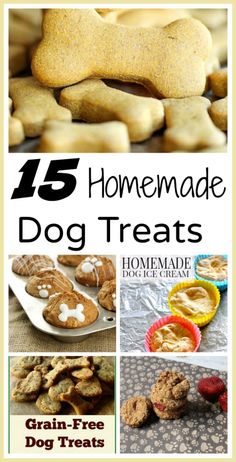 homemade dog treats that are great for dogs and their owners to make them taste good