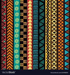 Kenyan Pattern Design, Ethnic Motifs Design, African Culture Patterns, Trible Art Wall Painting, African Tribe Pattern, Africa Art Design, African Pattern Design, African Paintings, Afrique Art