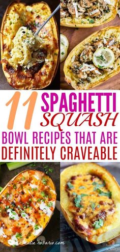 healthy and unbelevably delicious spaghetti squash recipes