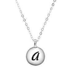 Features: Personalized, Quick Ship, Initials, EngraveableJewelry Closure: Spring Ring ClaspShape: RoundStone: No StoneMetal Color: WhiteChain Length: 18 InchMetal: Sterling SilverChain Construction: CableAssembled in the US from Imported Materials Silver Round Initial Necklace Adjustable, Silver Adjustable Round Initial Necklace, Adjustable Silver Initial Necklace, Minimalist Stamped Necklaces With Initial Pendant, Minimalist Stamped Initial Pendant Necklace, Personalized Silver Initial Necklace, Everyday Engraved Round Initial Necklace, Everyday Silver Necklace With Engraving Option, Silver Adjustable Initial Necklace With Round Pendant