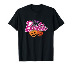 a black t - shirt with the words babble on it and two pumpkins