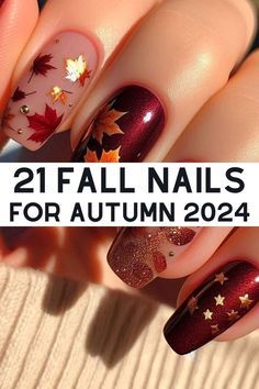 Cute Nails For Fall, Pink Gel, Nails Green, Seasonal Nails