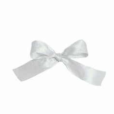 a white bow on a white background