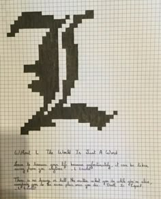 a piece of paper with writing on it and an image of a bird in the middle