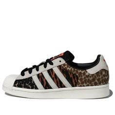 Adidas atmos x Superstar 'Crazy Animal' FY5232 (SNKR/Unisex/Leopard Print) Sporty Leopard Print Sneakers For Streetwear, Dream Sneakers, Adidas Zx 750, Adidas Zx, Weird Animals, Dream Shoes, Outfit Goals, Everyday Dresses, Leopard Print