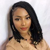 Bob Box Braids, Matrix Hairstyle, Toddler Hair Styles, Wig Braids, Cabello Afro Natural, Hairstyles Box Braids