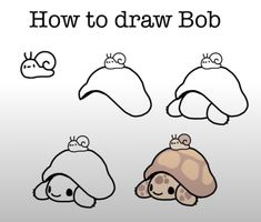 an image of how to draw bob from mario kart and luigi in different hats