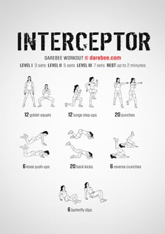 an exercise poster with instructions on how to do it