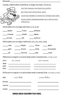 the spanish language worksheet for children with pictures and words on it, including an animal