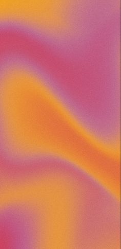 an orange and pink background with wavy lines