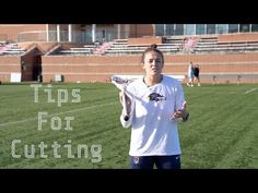 a man holding a baseball bat on top of a soccer field with the words tips for cutting