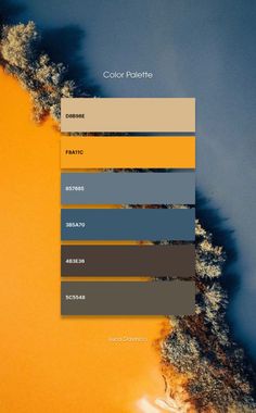 the color palette is yellow and brown