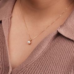 Cheap Pendant Necklace With Pearl Charm, Cheap Round Pearl Pendant Jewelry, Pearl Gold Pendant, White Pearl Pendant Necklace, Chain With Pendant Gold, Pearl Gold Chain, Single Pearl Pendant, Travel Overseas, Chain Ideas