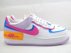 Nike Womens Air Force 1 Shadow AF1 Alchemy Pink Blue Shoes Sz 9.5 NEW HF5064-100 New without box Shadow Af1, Womens Air Force 1, Fashion Tennis Shoes, Air Force 1 Shadow, Custom Air Force 1, Disney Lion King, Nike Womens, Shoes Nike, Christmas Wishlist