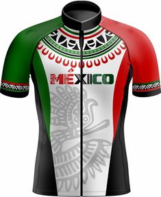 a jersey designed to look like the mexican flag