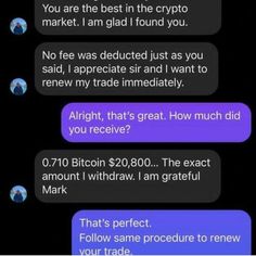 two texts that are being used to describe the price of bitcoin and how much they