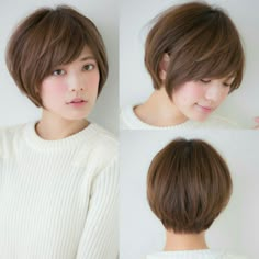 Asian Bob Haircut With Bangs, Japanese Short Hair Bob, Japanese Pixie Haircut, Asian Short Hair Styles, Japanese Short Hair Round Face, Japanese Short Haircut, Short Asian Haircut For Women, Japanese Bob Haircut