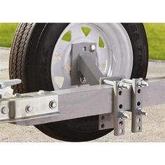 an image of a trailer wheel with two wheels on it