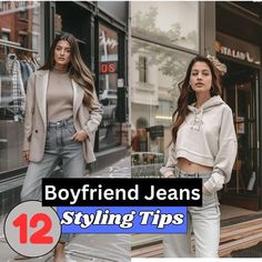 White Boyfriend Jeans Outfit, Time Symbol, Style Boyfriend Jeans, Jeans Styling, Unique Outfit Ideas, Jeans Outfit For Work, Boyfriend Jeans Outfit, Ocean Tattoo, Boyfriend Jeans Style