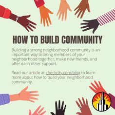 How to Build Community Community Needs Assessment, Community School Project, Community Involvement Ideas, Online Community Aesthetic, Community Engagement Poster, How To Build Community, Community Project Ideas, Partnership Quotes, Community Relations