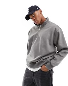 Hoodies & Sweatshirts by Weekday File under: basics High neck Half-zip closure Drop shoulders Relaxed fit Casual Relaxed Fit Half-zip Sweats, Casual Half-zip Hoodie With Ribbed Collar, Urban Half-zip Sweatshirt With Ribbed Cuffs, Casual Half-zip Sweatshirt With Zipper Closure, Casual Gray Half-zip Hoodie, Gray Sporty Sweatshirt With Funnel Neck, Gray Ribbed Collar Sweatshirt For Streetwear, Gray Half-zip Sweatshirt, Gray Sporty Sweatshirt With Zipper Closure