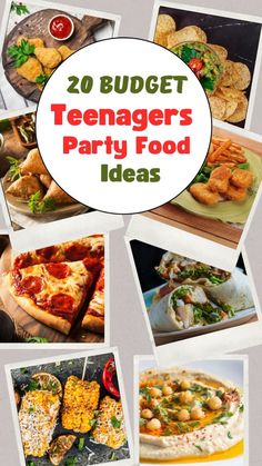 20 budget teenagers party food ideas