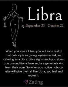 the zodiac sign for libra is shown in black and white with an image of a woman