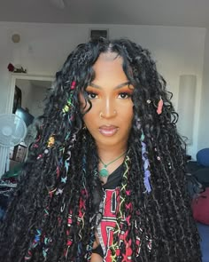 Medusa Locs, Human Hair Faux Locs, Big Twist Braids Hairstyles, Hippie Hair, Hair Techniques, Protective Hairstyles Braids, Pretty Braided Hairstyles, Flat Iron Hair Styles