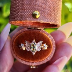 Insect Engagement Ring, Bug Engagement Rings, Butterfly Engagement Rings, Fairy Wedding Rings, Funky Engagement Rings, Butterfly Faerie, Butterfly Wedding Ring, Fairy Engagement Ring, Engagement Ring Boxes