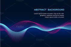 an abstract background with wavy lines and place for your text or image in the center