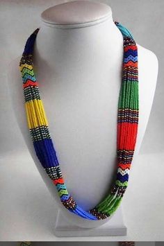 Fabric Weave Bead Pattern, Seed Bead Jewelry Tutorials Hanging, Beaded Jewelry Patterns Free Novica, Beaded Jewelry Patterns Tutorials Free, Simple Beaded Patterns, American Beaded Necklace, Beading Patterns Necklaces, Fabric Beads Necklace, Beautiful Beaded Necklaces