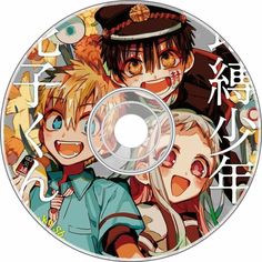 an anime cd with three people on it