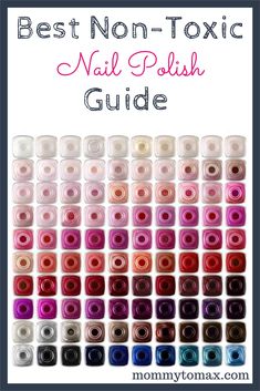 Not all non-toxic nail polishes were created equal. Find out which brands are safest. Non Toxic Nail Polish, Nontoxic Nail Polish, Safe Nail Polish, Organic Baby Formula, Natural Nail Polish, Nail Polish Brands, Popular Nail Designs, Cosmetics Ingredients, Top Nail