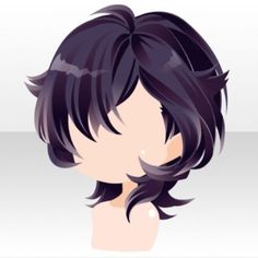 a woman with black hair is shown in this cartoon character's profile view, looking to the side