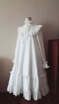 Angelic Clothing, Angelcore Outfits, Africa Trip, White Victorian, American Dress