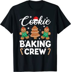 Christmas Cookie Baking Crew Pajama, Gingerbread Christmas T-shirt Christmas Cookie Baking, Cookie Baking Crew, Christmas Tree Vintage, Christmas Diy Gifts, Funny Pajamas, Halloween Outfit Ideas, Holiday Tips, Cricut Shirts, Christmas Outfit Ideas