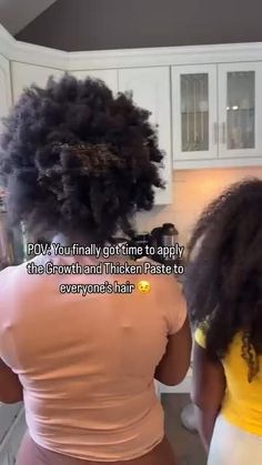 Growth and Thicken Paste Hair Mask is a super moisturizing, rich and creamy paste used to soften and deeply moisturize your curls, coils and locs. Natural Styles, Healthy Hair Growth, Afro Hairstyles, Black Girls Hairstyles, Grow Hair, Natural Hair Care