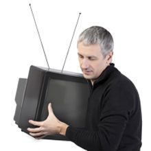 Recycle your old TVs and anchor your new ones. #childproofing Recycle Old Tv, February 1st, Old Tv, Baby Safety