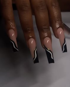 Simple Acrylic Nails, Her Nails, Long Acrylic Nails Coffin, Exotic Nails, Long Square Acrylic Nails, Unique Acrylic Nails